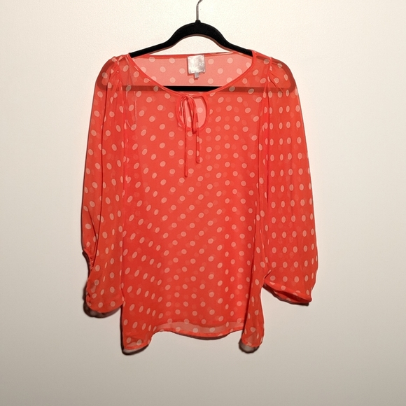 Karen Walker Tops - HI THERE Orange Blouse By karen walker Sz8